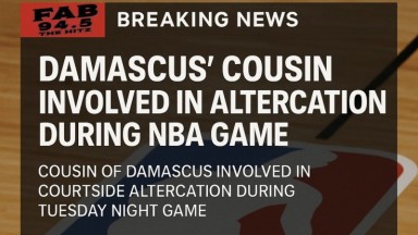 Trouble Courtside: The Altercation Involving Damascus’ Cousin @ NBA Game