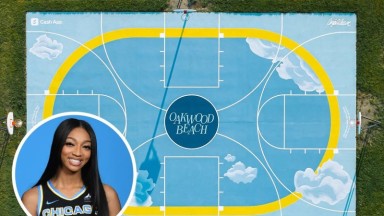 Angel Reese Makes Her Mark with ‘Angel’s Court’ at Oakwood Beach