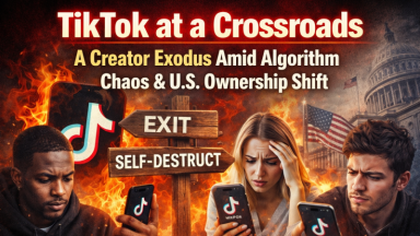 TikTok at a Crossroads — A Creator Exodus Amid Algorithm Chaos & U.S. Ownership Shift